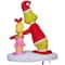 5.5ft. Airblown® Inflatable Christmas Grinch Passing Out Candy Canes to Cindy Lou